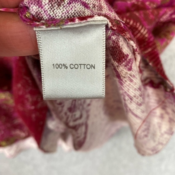 Avenue Light Weight Cardigan Sweater Red, Pink And Gold Size 26/28 - Picture 3 of 7